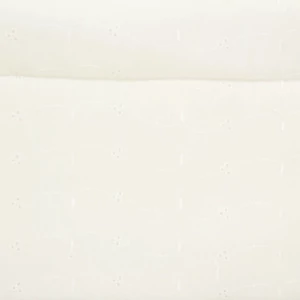 Rácsvédő – fehér hímzett virágos