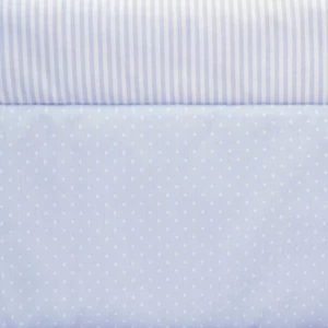 Rácsvédő – kék pöttyös-csíkos