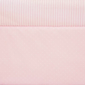 Rácsvédő – rózsaszín pöttyös-csíkos